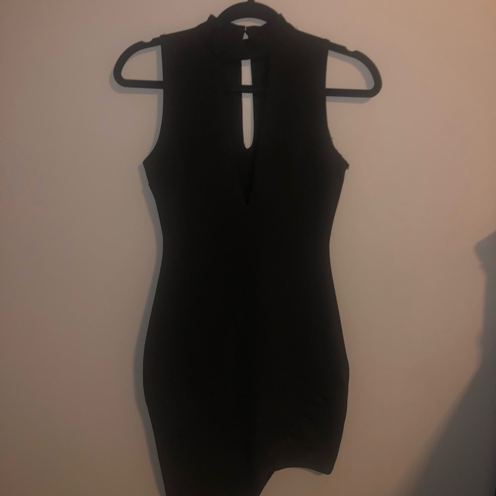 sexy black A-line charlotte russe dress